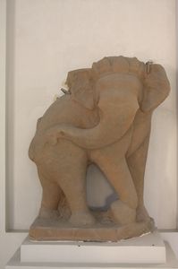 Skulptur im Cham-Museum