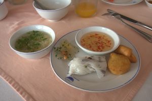 Eine Auswahl an vietnamesischem Frhstck