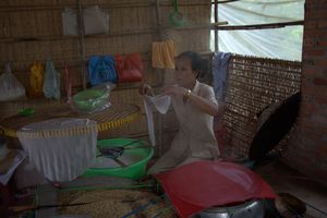 Reispapierherstellung